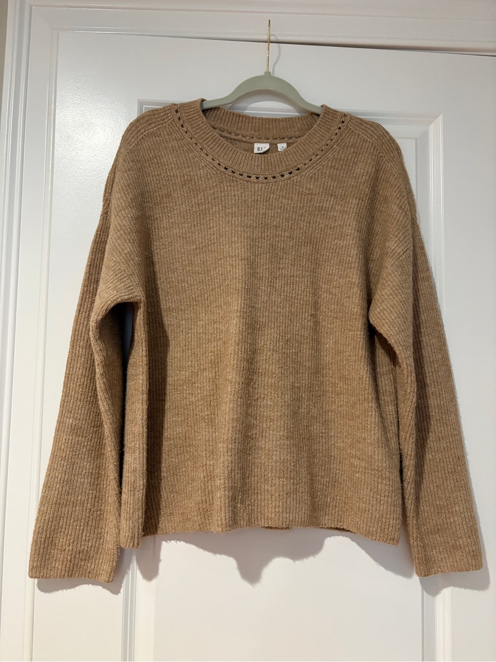 Gap Cozy Crewneck Women's Sweater - Camel